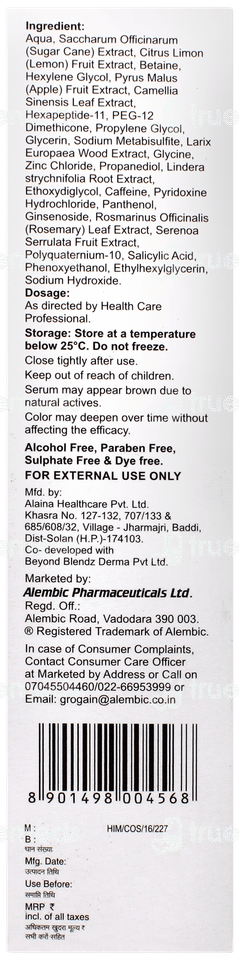 Grogain pro hair Growth Serum 60ml